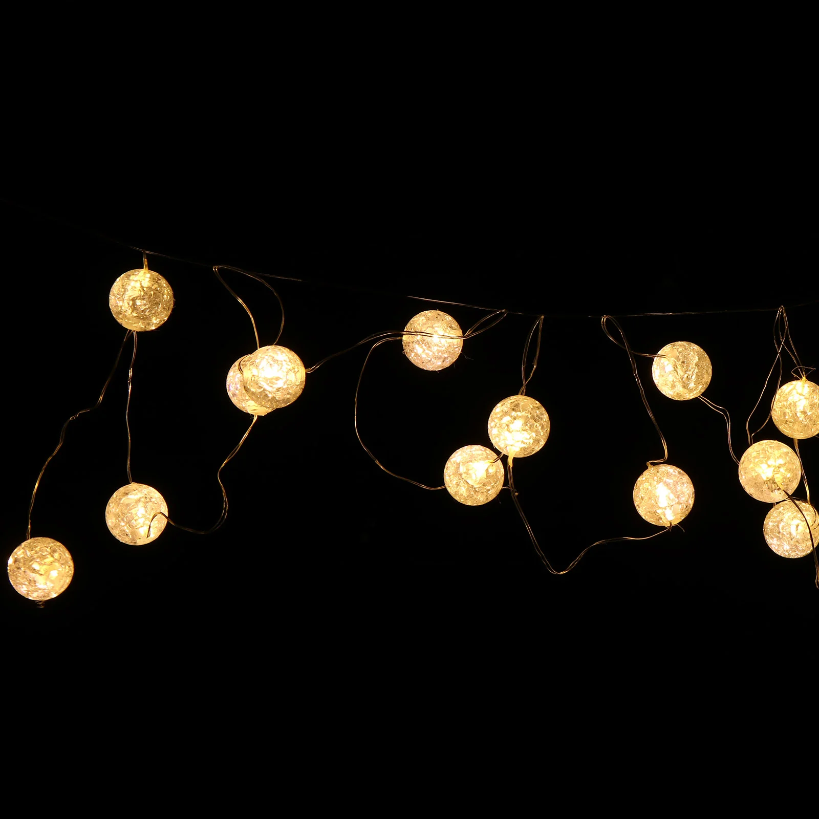 Трещина Шар Освещение Цепь Лампа Украшение Фестиваль Декор Форма Орнамент Столб