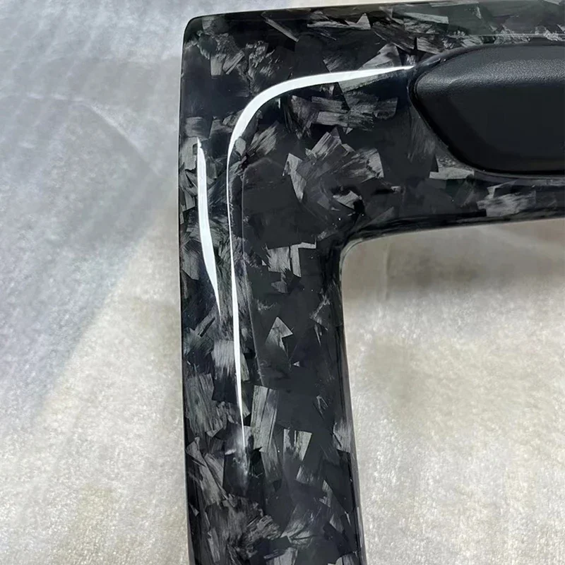 Кованое углеродное волокно декоративная панель центрального управления