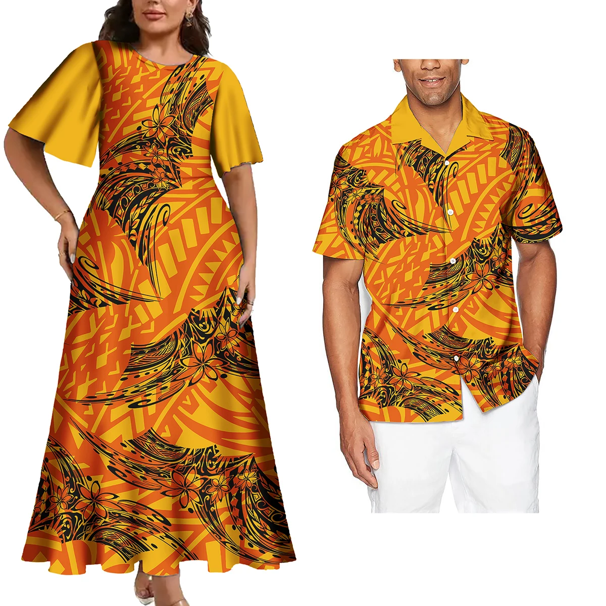 Лидер продаж женская рубашка большого размера в этническом стиле полинезийского