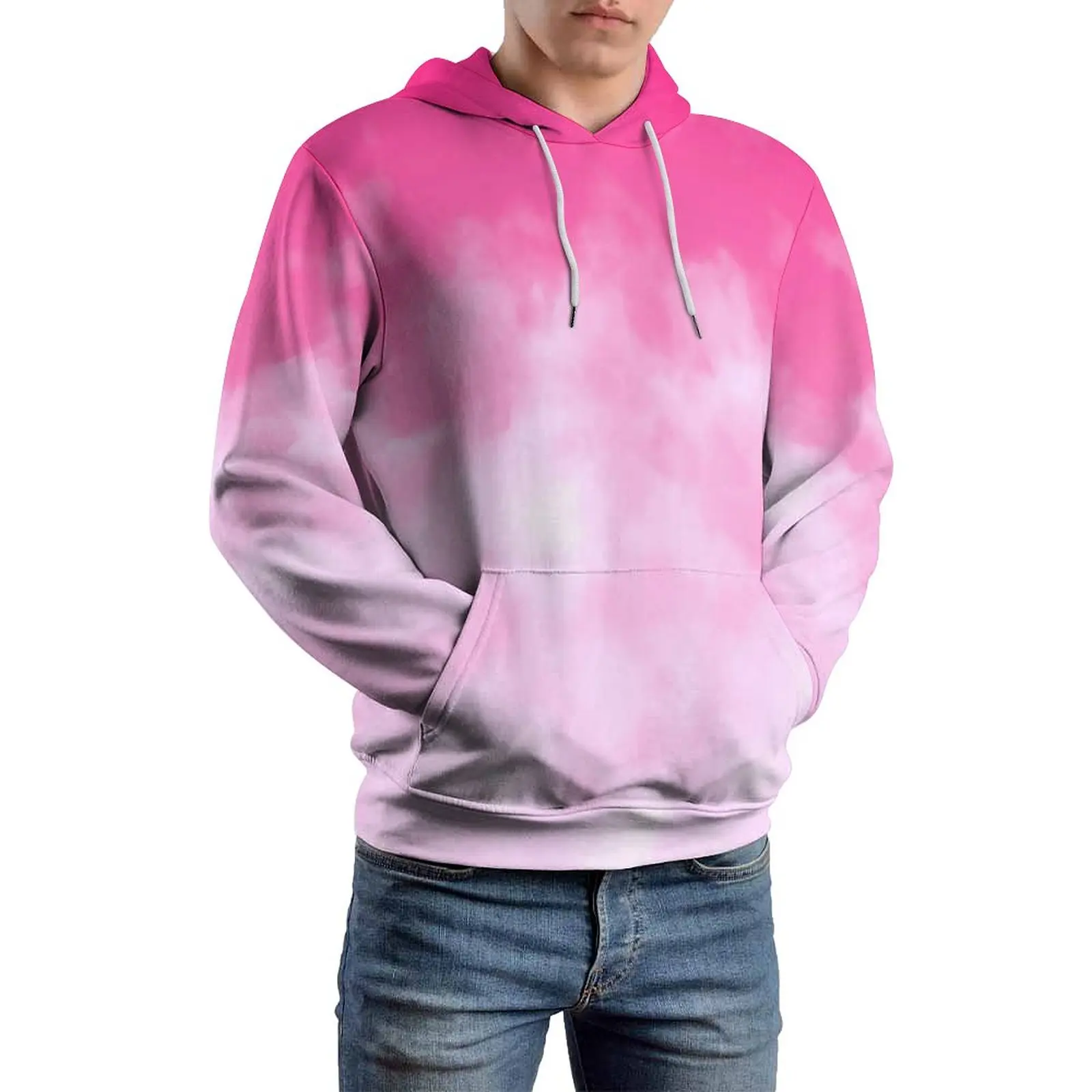 

Толстовка с длинным рукавом и принтом, 4XL/5XL/6XL