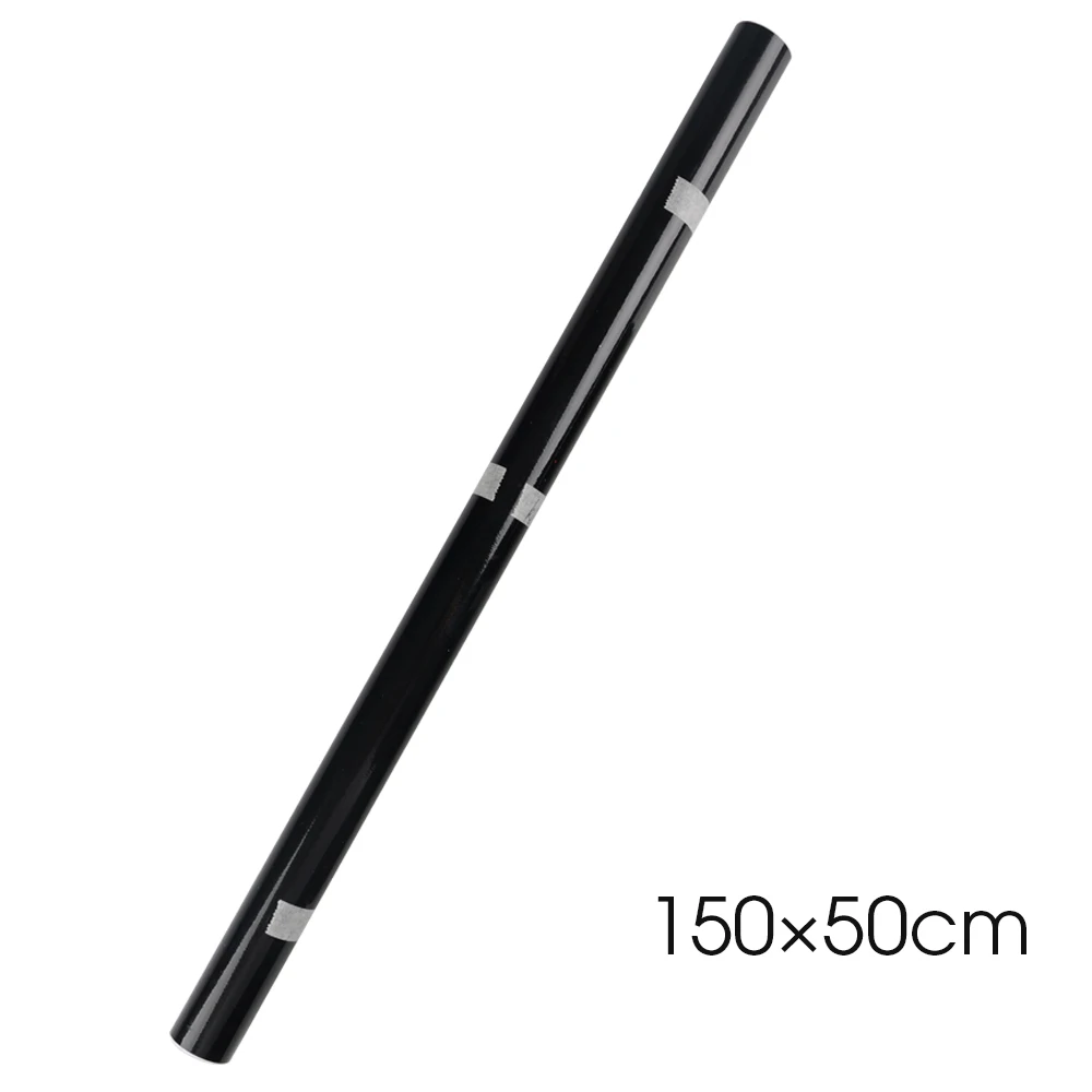 

Глянцевая черная пленка, виниловая пленка для кузова автомобиля, самоклеящаяся наклейка, мотоциклы, велосипед, авто, меняющая цвет кожи, пленки 150*50 см