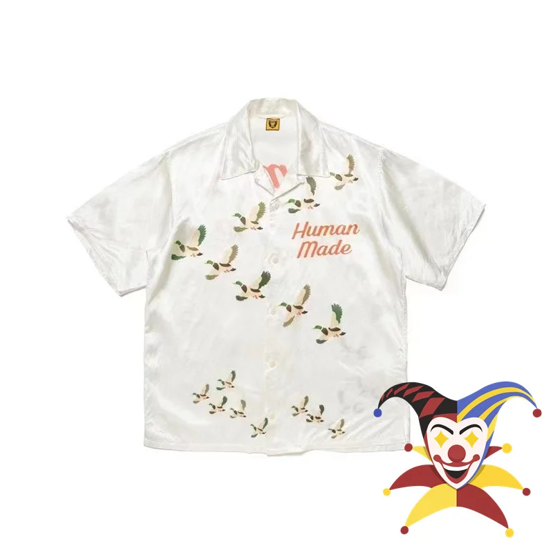 

2023ss Flying Duck HUMAN MADE Shirt Men Women Shirts Top Tees