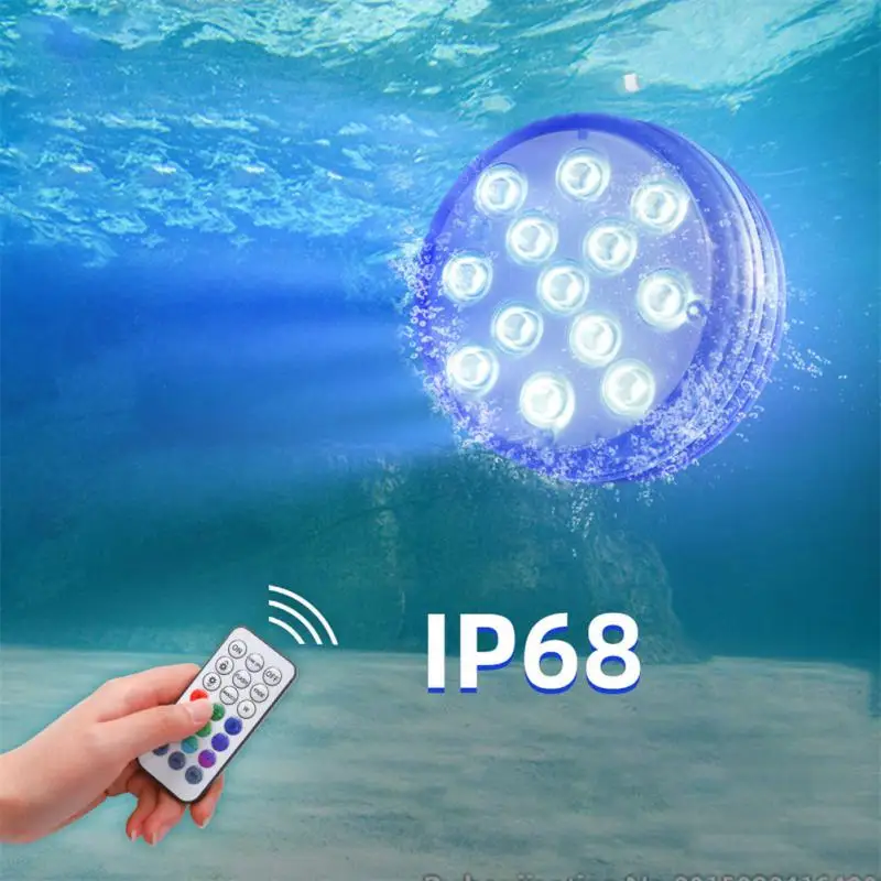 

Usb Rechargeable Swimming Pool Light 2023 13 Leds For Pond Night Lamp Upgrade Led Light Hot Underwater Light 16 Colors Rgb