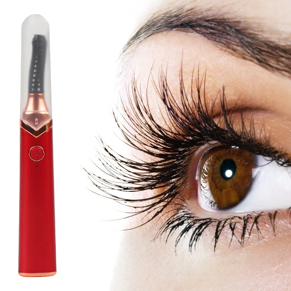 

Electric Eyelash Curler Rechargeable Eyelash Curler Heating Eyelash Styling Device Perm Eyelash Curler Long Lasting Makeup Tools