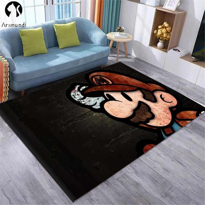 

Marios Game Home Foot Mat Kitchen Carpet Doormat Entrance Door Rug Rugs Living Room Balcony Bath the Bathroom Decoration Bedroom