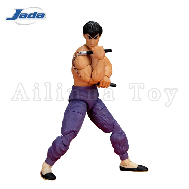 Фото Jada Toys 1/12 6-дюймовая экшн-фигурка Ultra Street Fighter II: The Final Challengers Fei Long Эксклюзивная аниме-модель №4