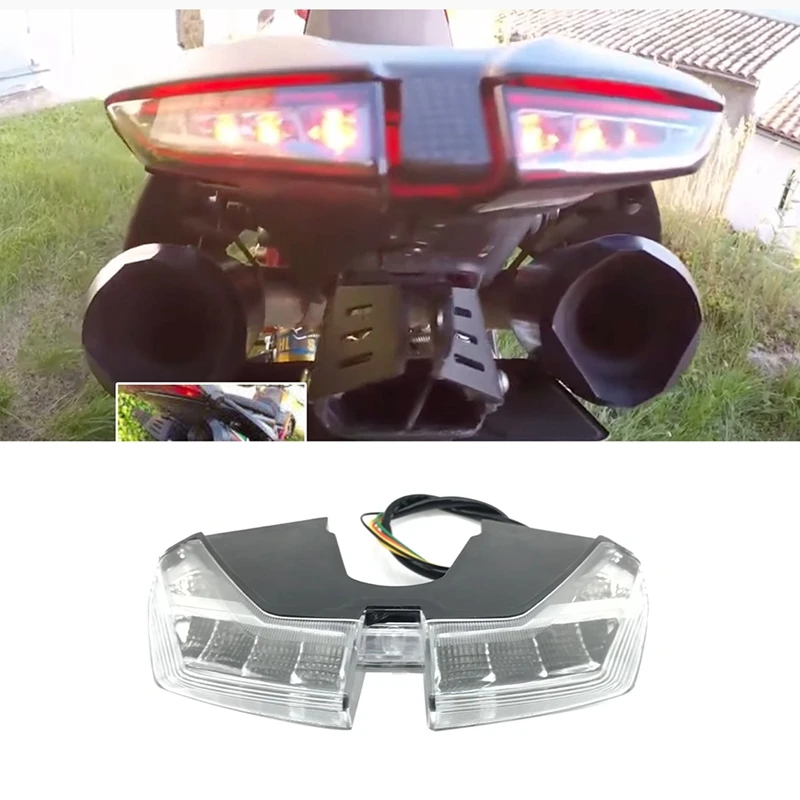 

Motorcycle LED Taillight for DUCATI Hypermotard 821 939 950 SP Brake Signals Integrated Rear Tail Light Blinker