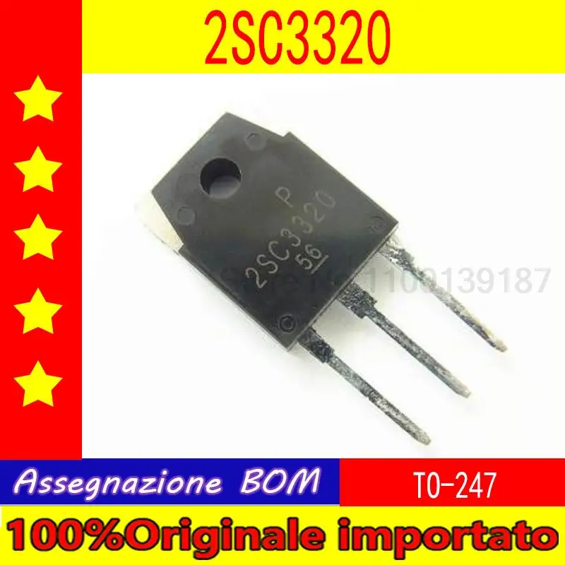 

10 шт./лот 2SC3320 C3320 TO-3P высокомощный транзистор 15A 500V импульсный транзистор