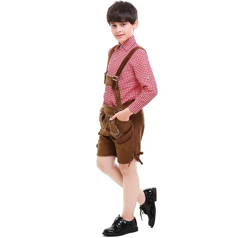 Костюм Октоберфеста Lederhosen баварский немецкий фестиваль пивной косплей для