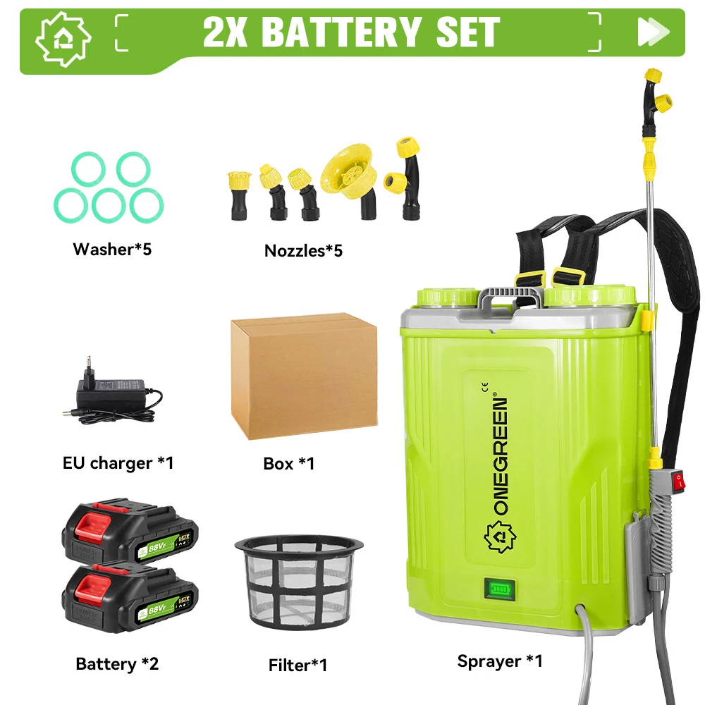 

ONEGREEN 20л электрический опрыскиватель для Makita 18В