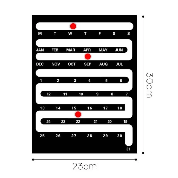 

Вечный акриловый календарь Feisifan