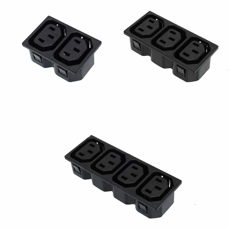 

6 шт., Электрические Розетки IEC C13, 3 контакта