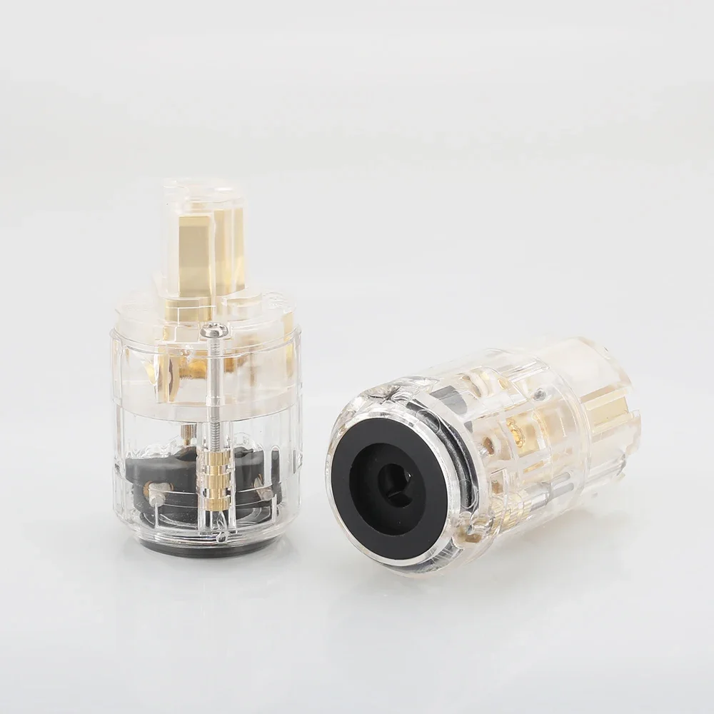 Штекер HIFI для аудиокабеля питания 24-каратный позолоченный гнездовой разъем IEC C15