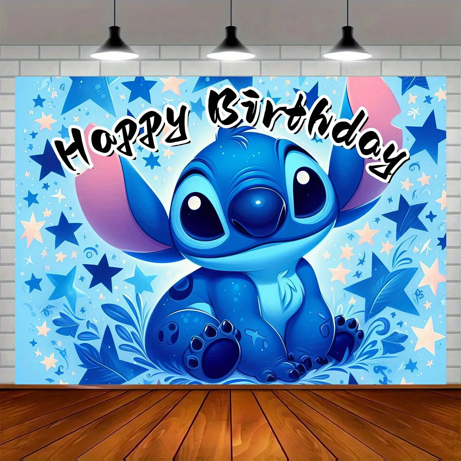 

Тематический фон MINISO Stitch Star