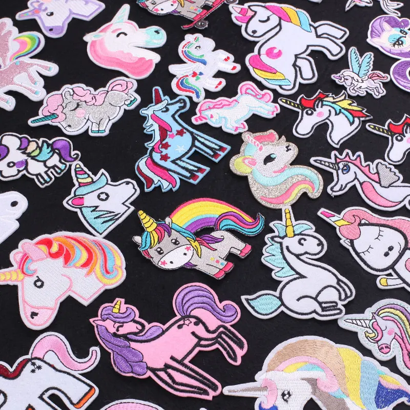 

Unicorn Patches for Clothing Thermoadhesive Patches Embroidered Applications for Sewing Badges Iron-on Transfers Stickers