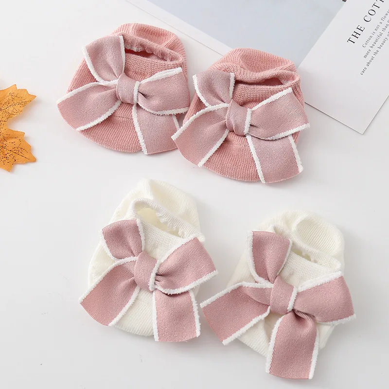 

Baby Accessories Socks Girl Baby Newborn Cute Bow Cotton Socks Dropshipping 2022 Girls Non Slip Boy Kids Toddler Socks 0-3 Years