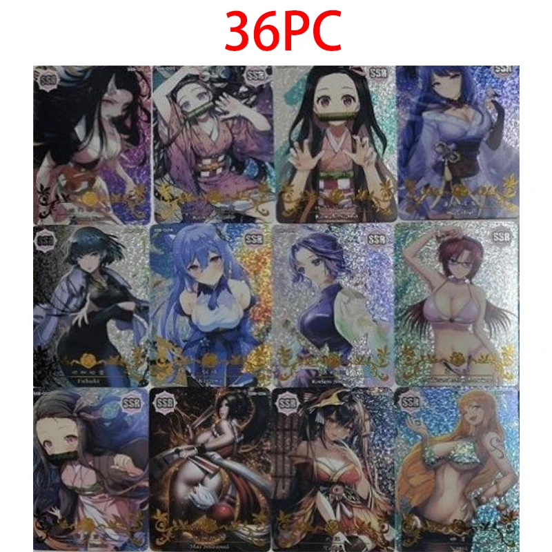 

Anime Goddess Story Hot Stamping Craft Ssr Flash Card Rem Keqing Ganyu Taiho Collection Toy Solitaire Christmas Birthday Present