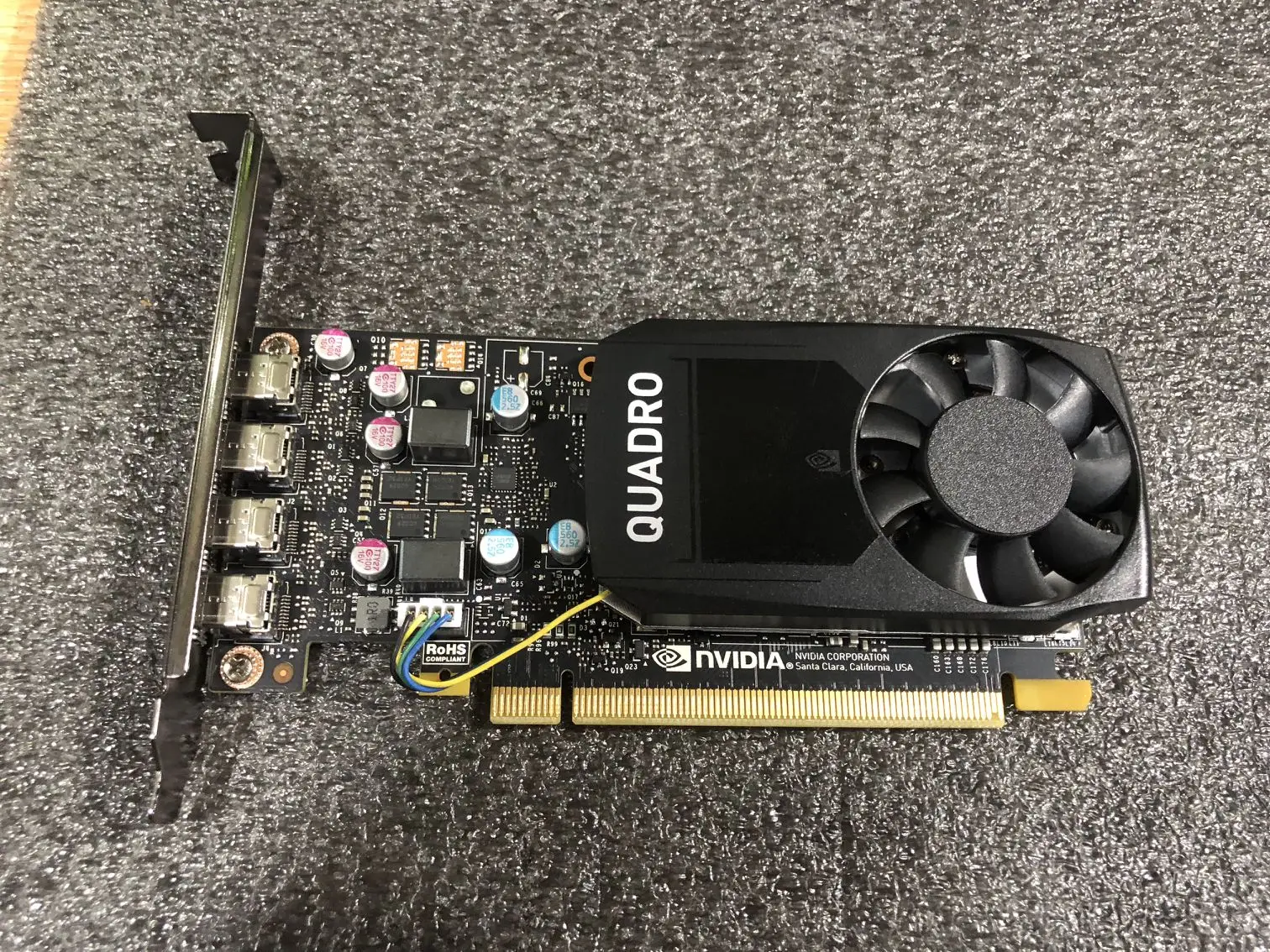 

NVIDIA Quadro P620 / 2GB GDDR5/128-bit/ 80GB/s/CUDA Core 512/PCI-E3.0/Professional Graphics used original