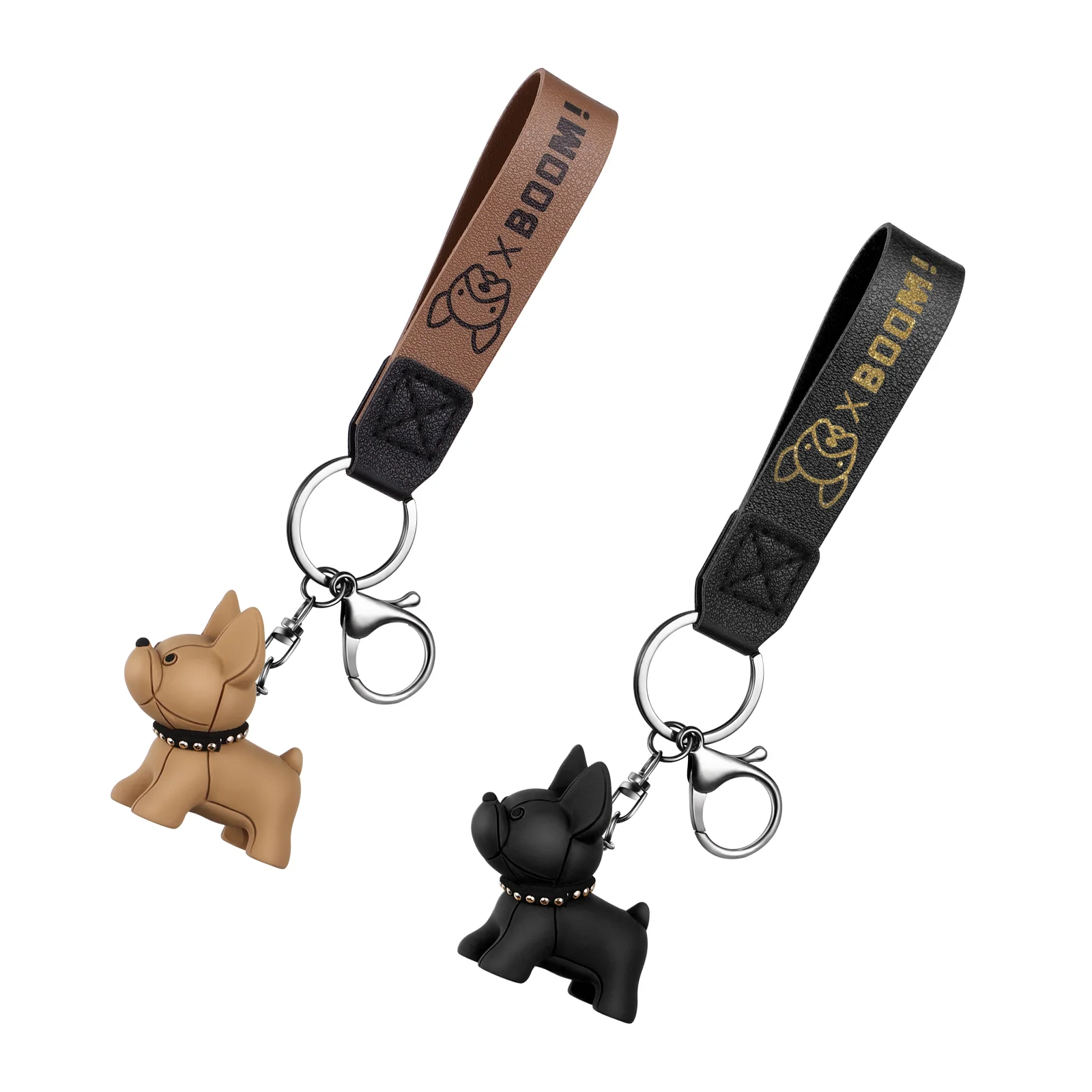 

2 Bull Keychains Fashion Unique Creative Hanging Pendants for Men Lovers