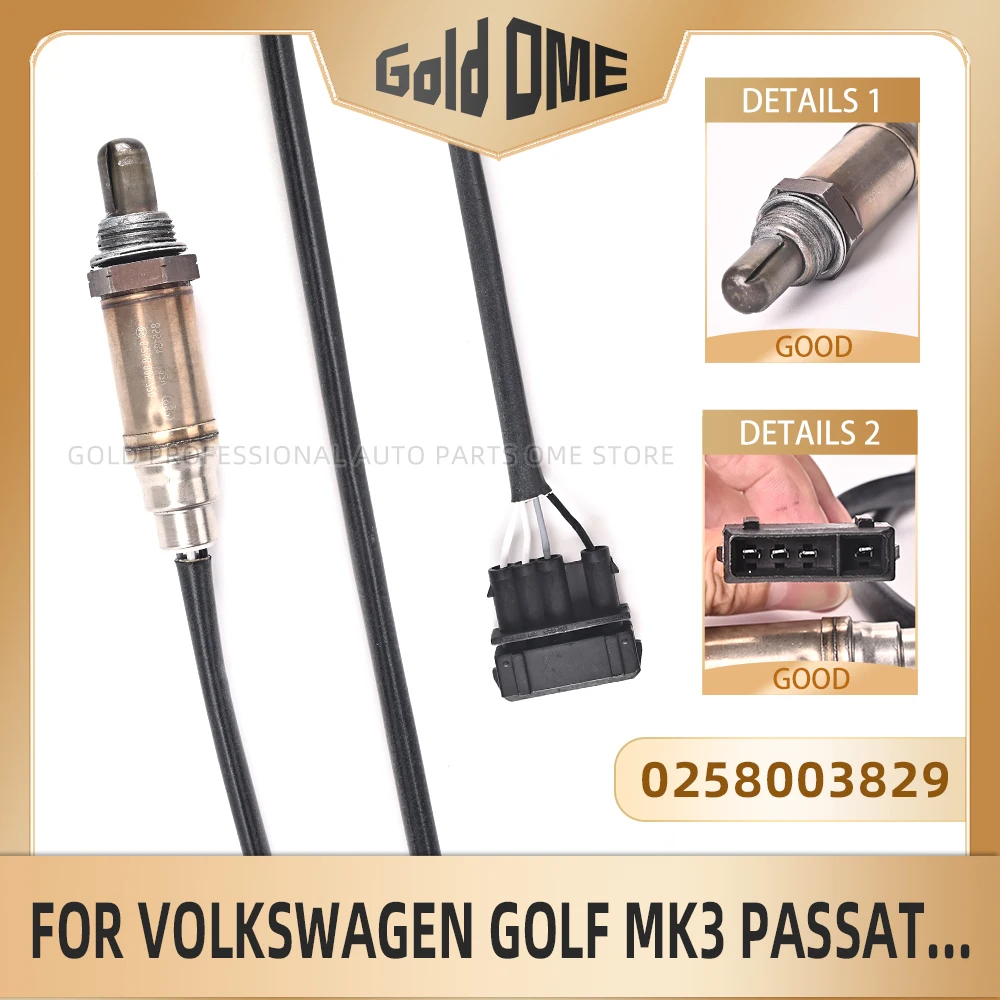 

Кислородный датчик Lambda для VW Volkswagen Golf Mk3 Passat B3 B4 2.0L1990-1997, автомобильные детали, лямбда-датчик/датчики o2 0258003829