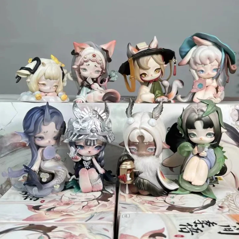 Фото Коллекционная фигурка Ninimo Seasonal Whisper Blind Box: модная кукла-украшение для рабочего стола, модель игрушки, праздничный подарок для друга №4