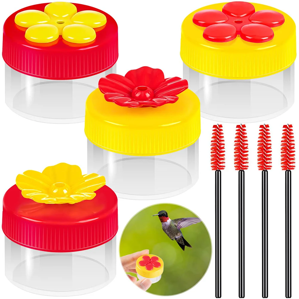 S Hand Feeder With Cleaning Brush Bird Feeder Bowls And Drinkers Garden Supply