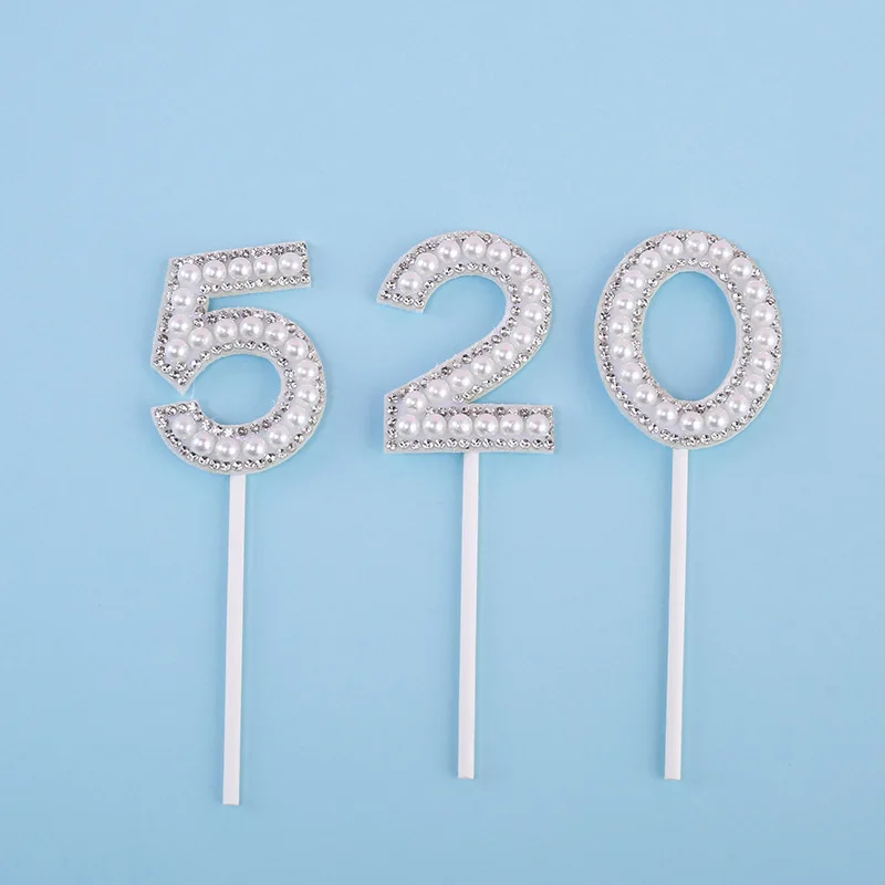 Украшение для торта с жемчугом на День Св. Валентина украшение в виде любимой