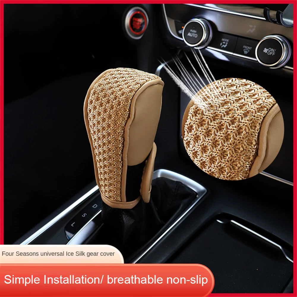 

Car Handbrake Cover Vehicles Interior Decor Accessories Handbrakes Protective Covers Comfortable Grip Auto-Shift Gear Cover