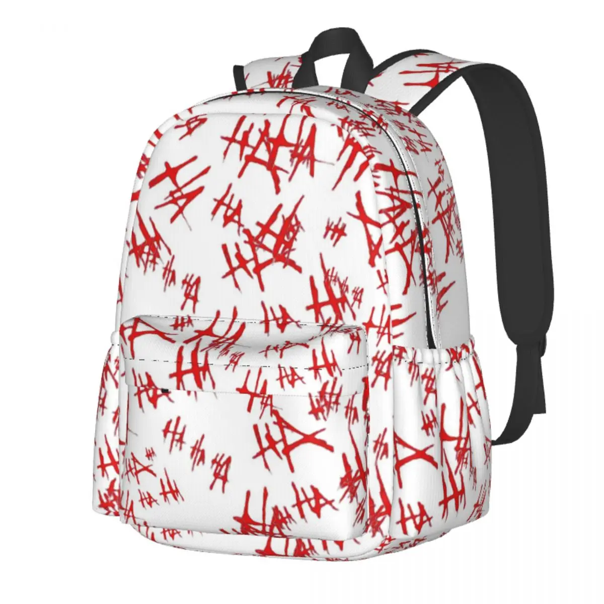

Clown Hahaha Backpack Chaotic Laugh Red Student Polyester Hiking Backpacks Big Streetwear School Bags Rucksack