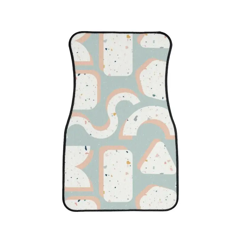 

Green Boho Car Floor Mats, Aesthetic Abstract Art Car Floor Mats,Y2K Retro Car Accessories, Cute Car accessories for women,Kawai