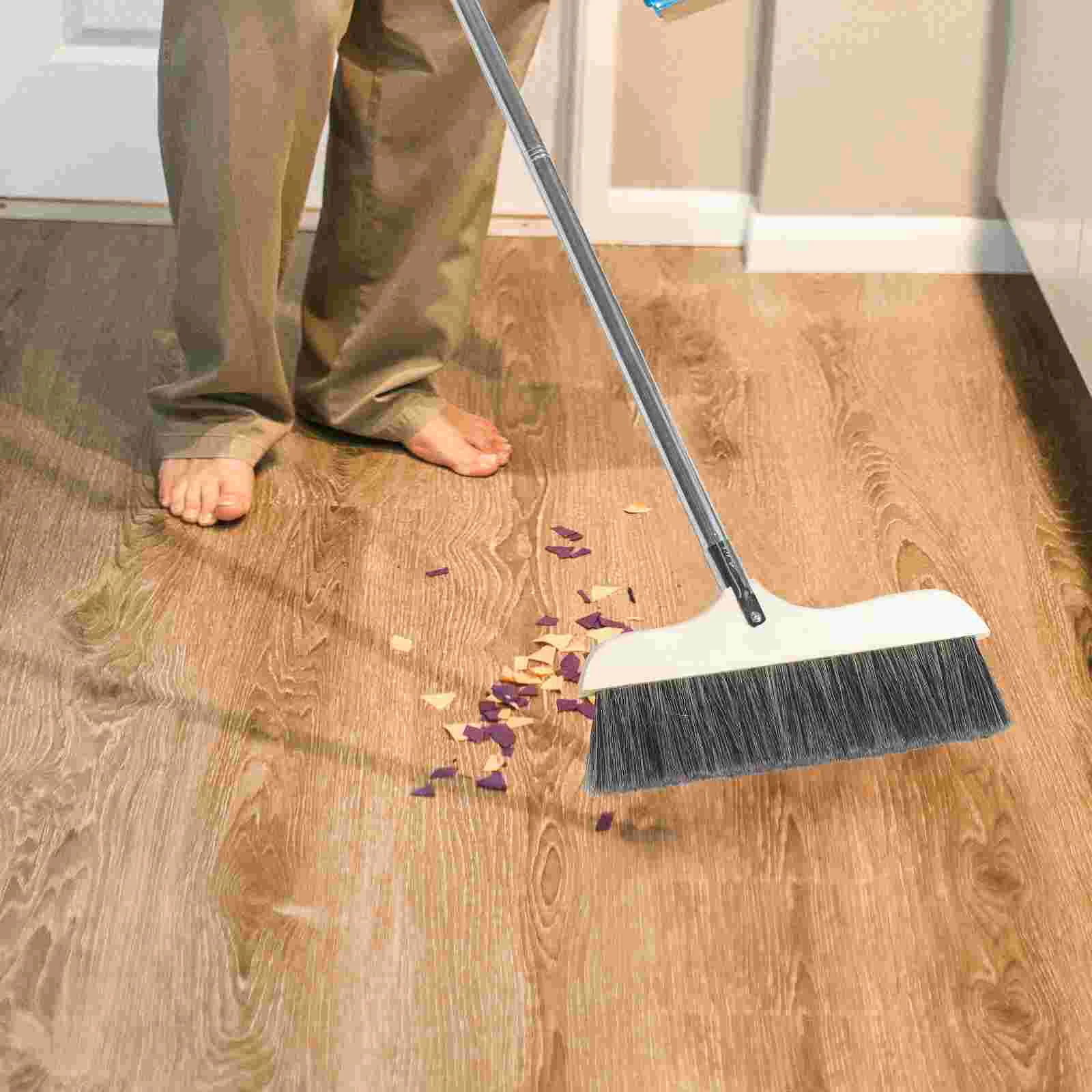 

Splicable Broom House Brooms Sweeping Indoor Floor Cleaning Stick Dust Brush Stainless Steel Kitchen Rv Hardwood Floors