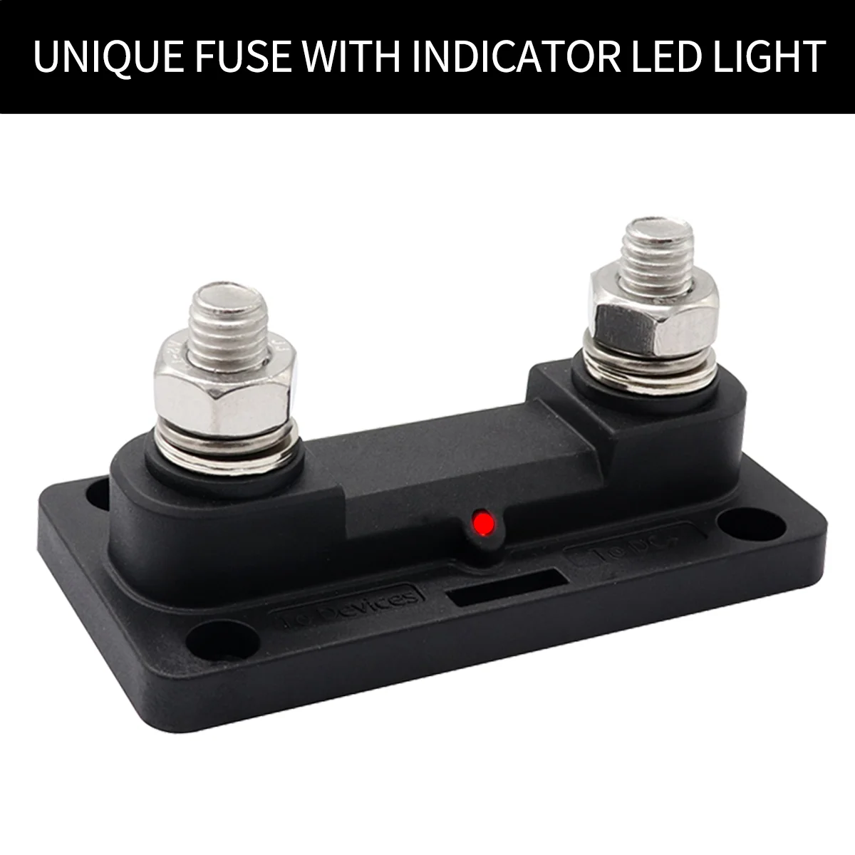 

1PC Fuse Box High Current Professional 35-300A Easy to Install Fuse Holder for Car Vehicle Automobile