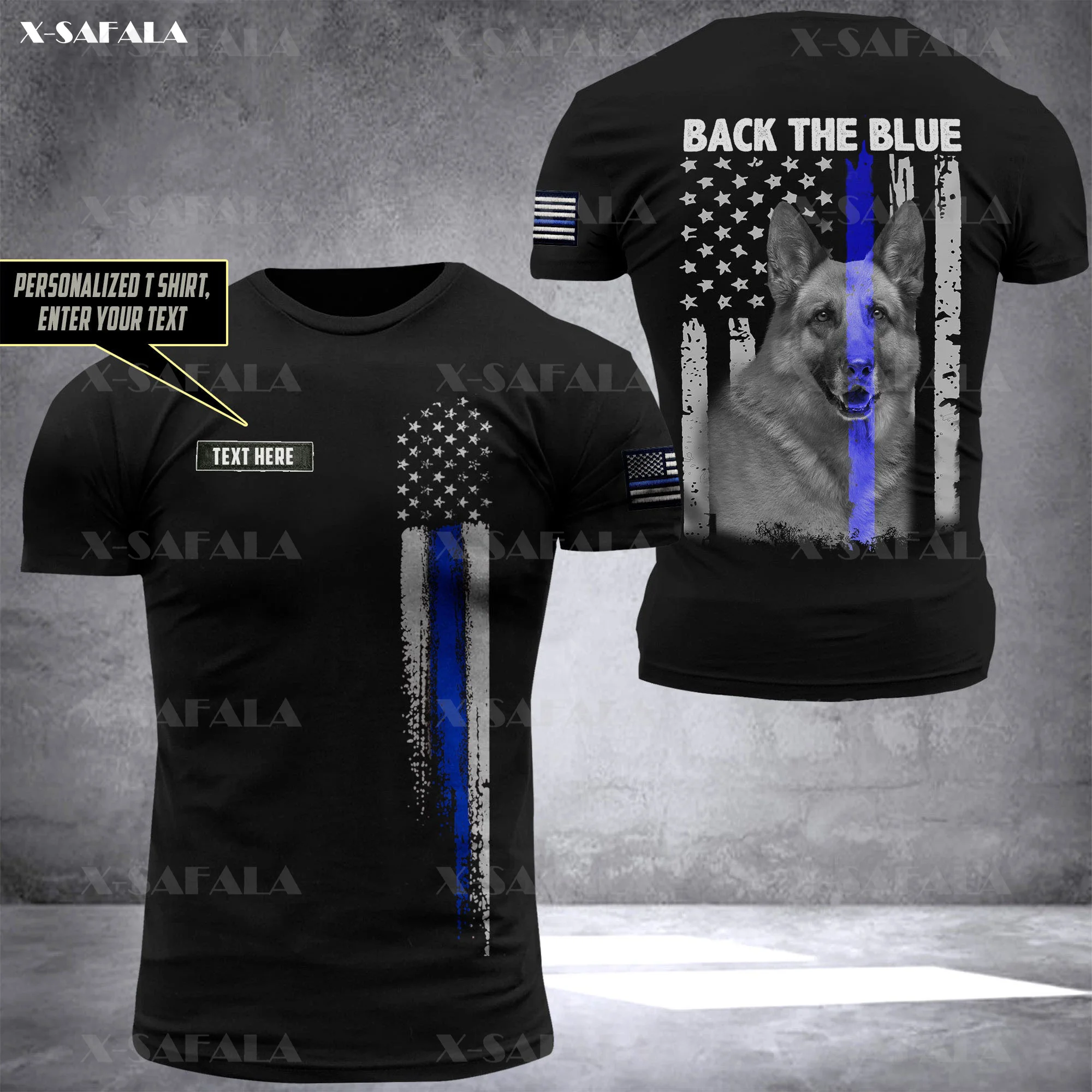 

Футболка Мужская/Женская с 3D-принтом, лонгслив с круглым вырезом, из молочного волокна, Повседневная рубашка с короткими рукавами, синяя футболка в стиле овчарки, лето-2