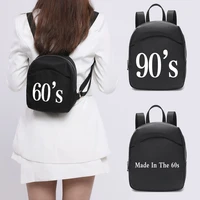 2022 fashion women mini backpack multifunction small backpacks casual simple years printing student bookbags travleing rucksack
