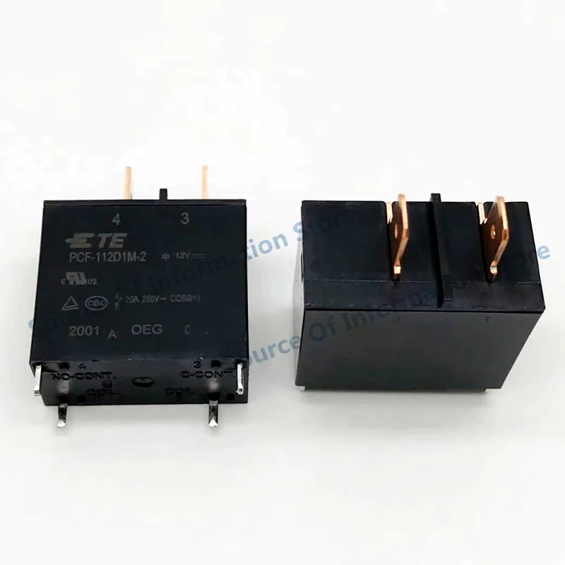 Фото Реле TE Tyco, 5 шт., реле PCF-112D1M-2 12 В постоянного тока, 4 контакта, 20 А 250 В переменного тока, оригинал №2