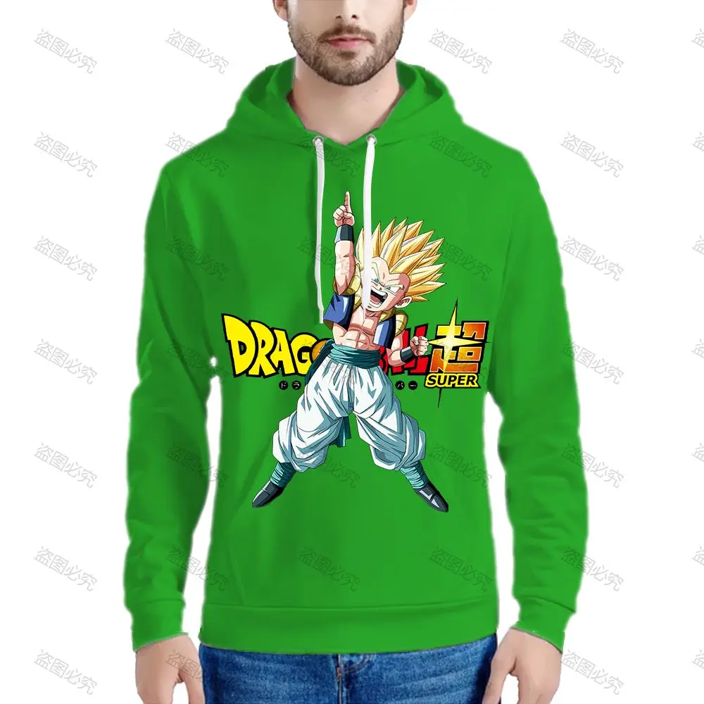 Men's Hoodies Super Saiyan Anime Man Sweatshirts Party Clothing Dragon Ball Z Essentials Vegeta Harajuku Couple Outfit New Goku