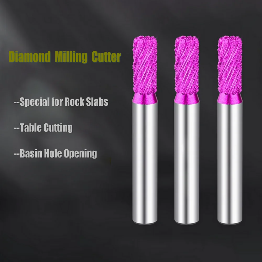 12*25*90L Алмазная фреза для обработки камня режущий инструмент каменной пластины