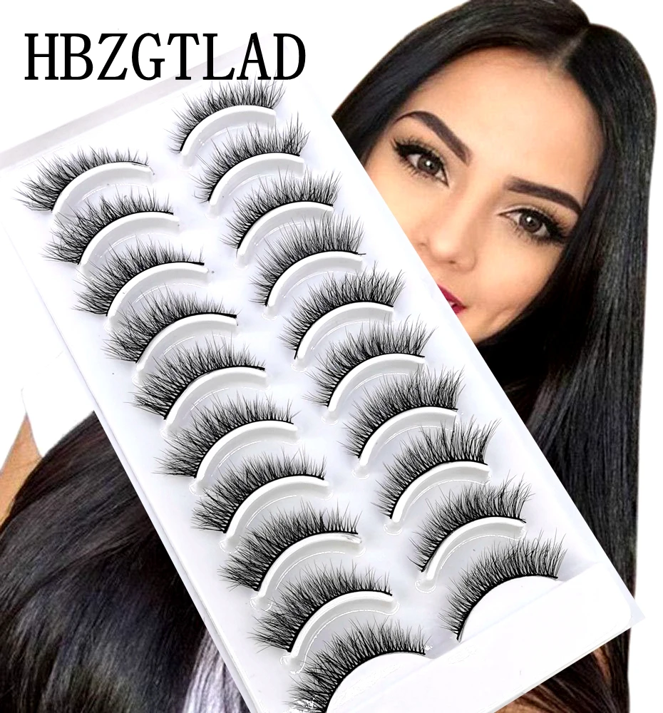 

New 10 pairs natural false eyelashes fake lashes long makeup 3d mink lashes eyelash extension mink eyelashes for beauty 54