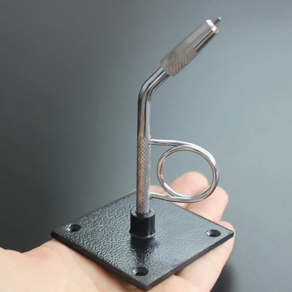

Portable Fly Tying Vise Fishing Tackle With Base Rotary C-clamp Portable Travel Metal Hook Binding Tool