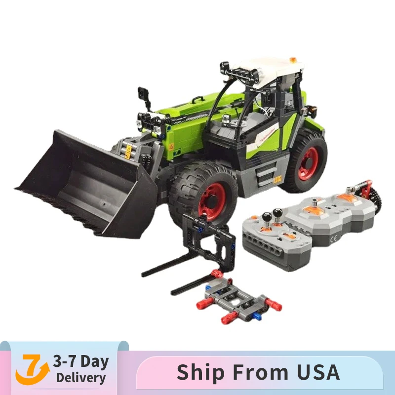 

MOC-35607 многофункциональный погрузчик, высокотехнологичный полнофункциональный инженерный автомобиль с дистанционным управлением, строите...