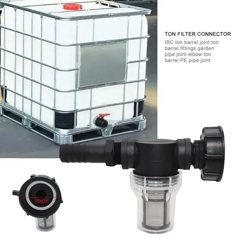 

IBC Tank Adapter Tote Filter Connector Durable Universal Water Faucet Adapter Garden Hose Fitting Quick Connector Fitting Tap