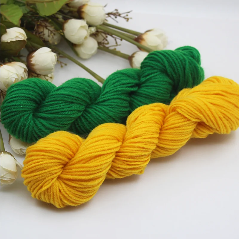 

Soft 100% Acrylic Baby Knitting Wool Yarn Thick Yarn Fiber Velvet Yarn Hand Knitting Wool Crochet Yarn Sweater Insole Cushion