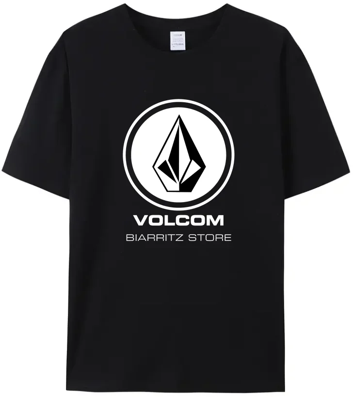 Мужская футболка лето 2024 Лидер продаж лучший volcom100% хлопок высокое качество