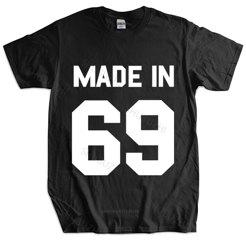 

Homme t shirt summer men t-shirt Made In '69 - Mens T-Shirt 52th Birthday - Present Gift 1969 Mens T-shirt Euro size TOPS