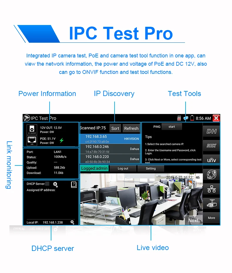 Рисунок 6 - Ipc 9800 movtadhs plus Poe монитор