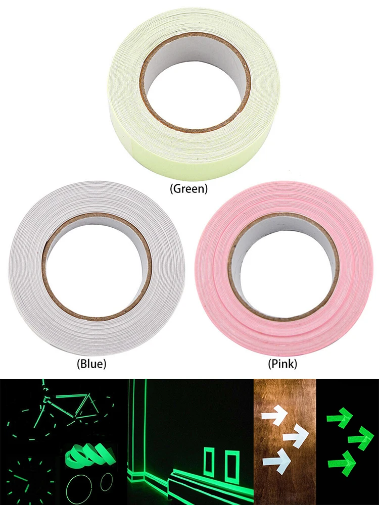 

Luminous Tape 300cm Self-adhesive Tape Night Vision Glow In Dark Stage Home Decoration Tapes Kitchen Home Switch Furniture