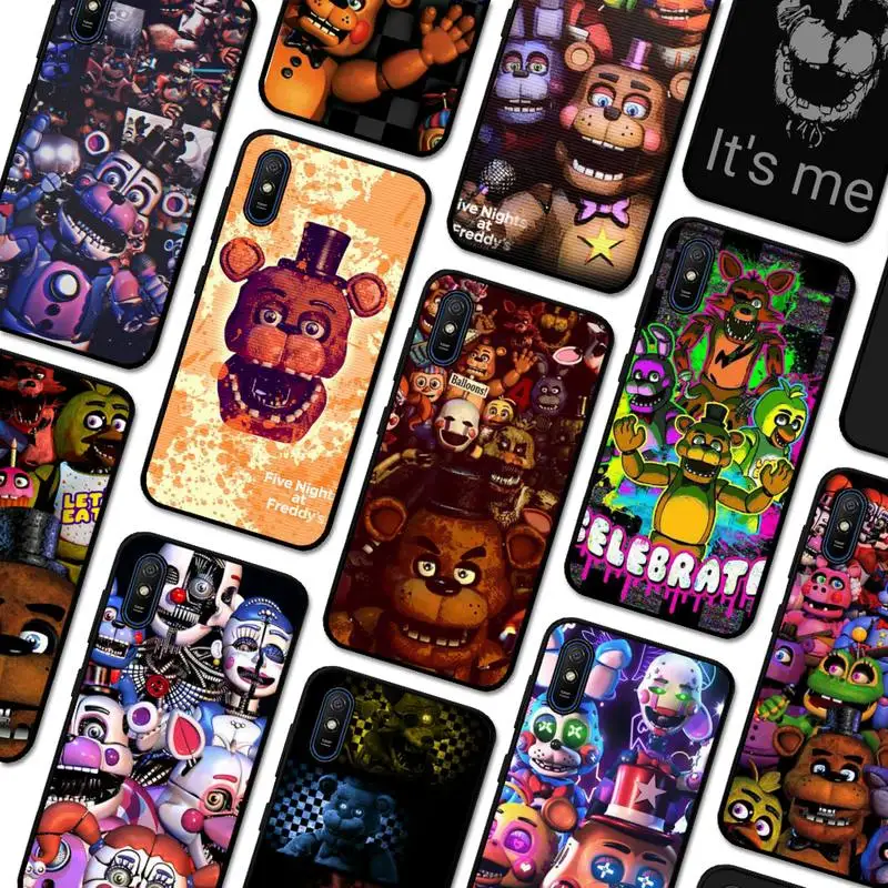 

Five-Nights-At-Freddyss Bear Phone Case for Redmi 5 6 7 8 9 A 5plus K20 4X S2 GO 6 K30 pro coque