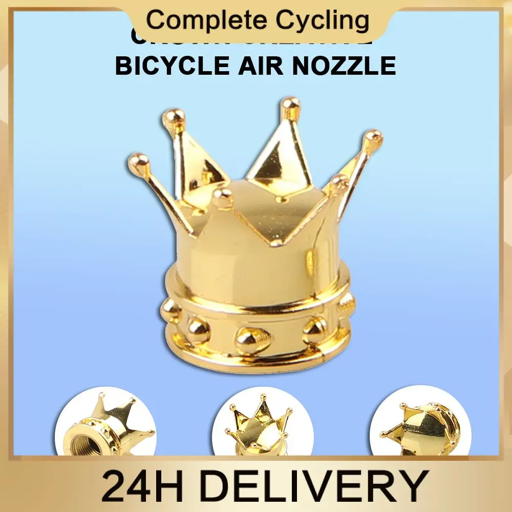 

Creative Crown Bike Valve Cap Air Nozzle Cap Crown Air Nozzle Cap Personalized Air Nozzle Cap Bicycle Valve Cap Bike Nozzle Cap