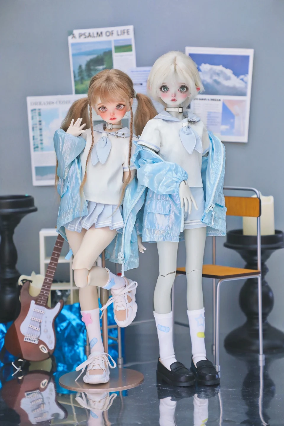 BJD4 4-конечная Кукла одежда Медведь девочка медведь яйцо Кролик бобов MDDMSD детская