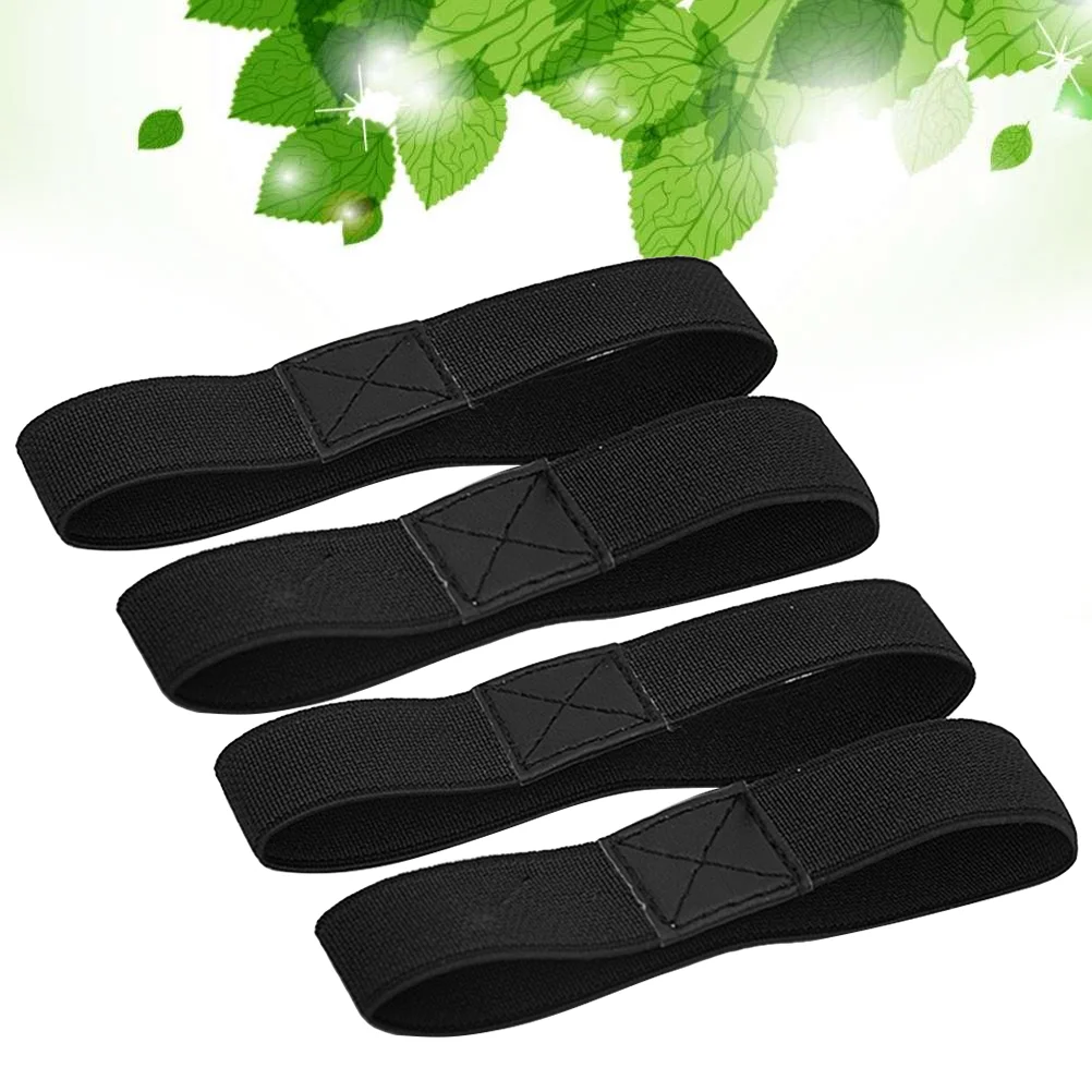 4 Pcs Elastic Shoe Laces Black Boot Heels Shoe Straps Heels Women High Heels Replace High Heel Shoe Straps Women Shoe Strap